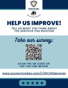 Customer Survey link and QR code